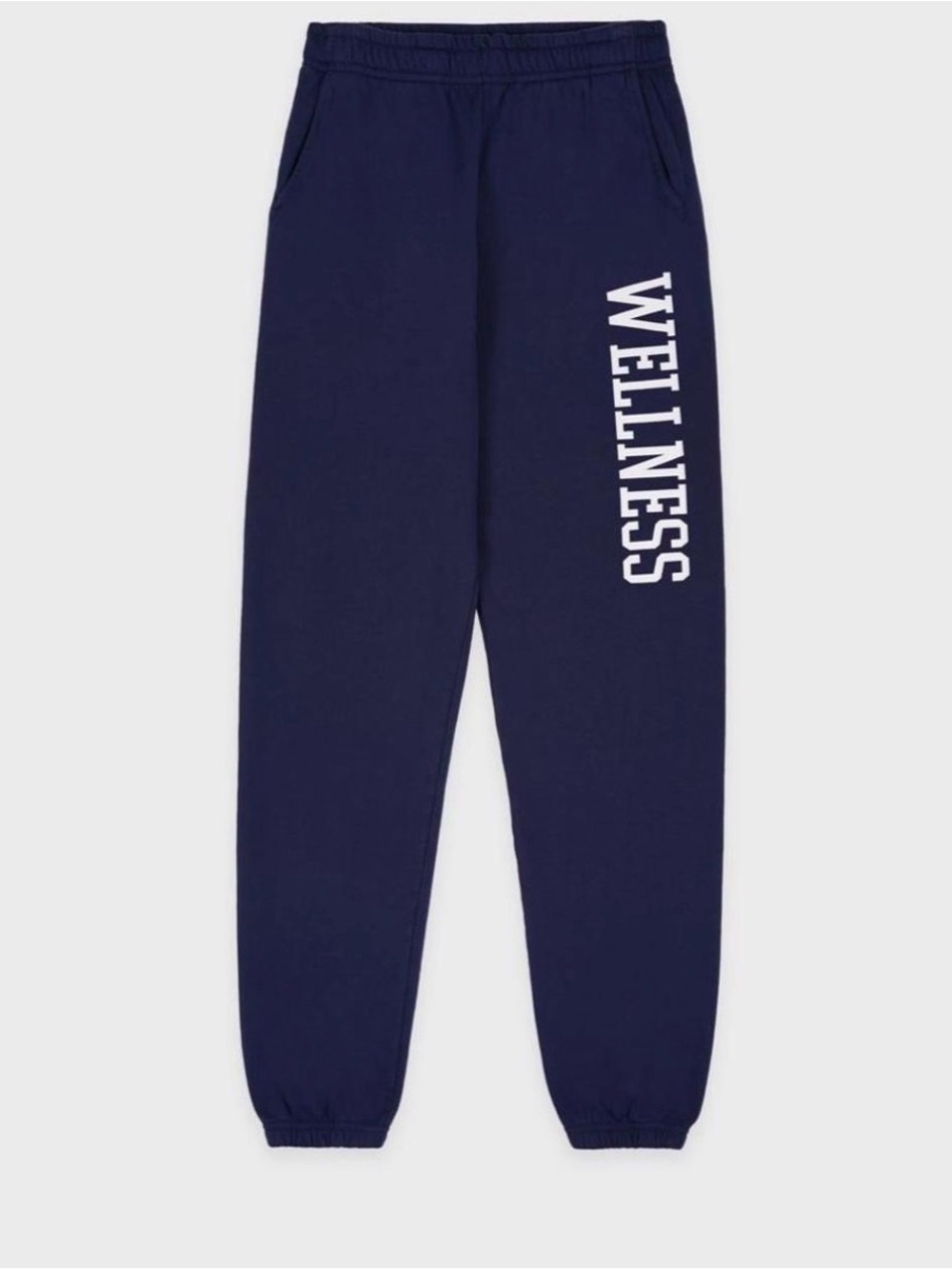 Sporty & Rich Navy Logo Sweatshirt